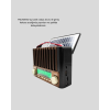 Solar Hoparlör Bluetooth FM AM SW Radyo Çok Fonksiyonlu Şarjlı