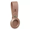 Newface Airtag Askılı Deri Kılıf - Rose Gold