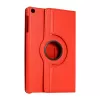 Newface Samsung Galaxy Tab A11 360 Tablet Deri Kılıf - Kırmızı