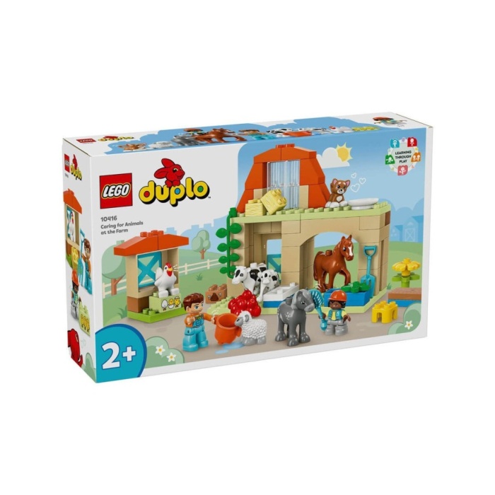 10416  Duplo Çiftlik Hayvanlarının Bakımı 74 parça +2 yaş