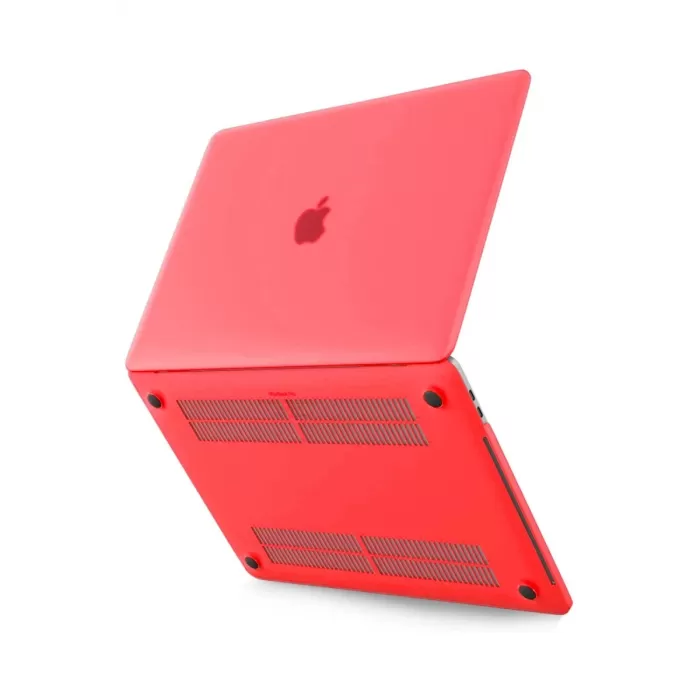 Newface Macbook Pro 13 2020 Macbook Buzlu Kapak - Kırmızı