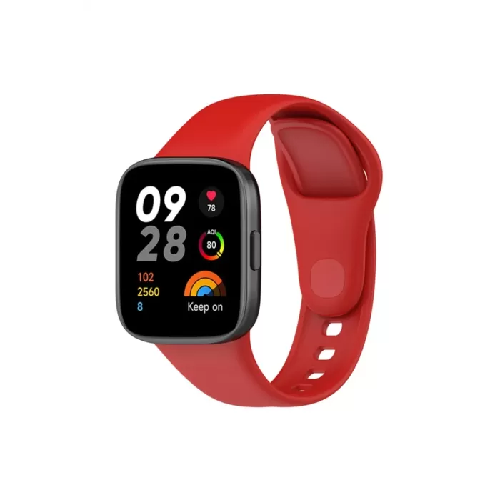 Newface Xiaomi Redmi Watch 3 Klasik Kordon - Kırmızı