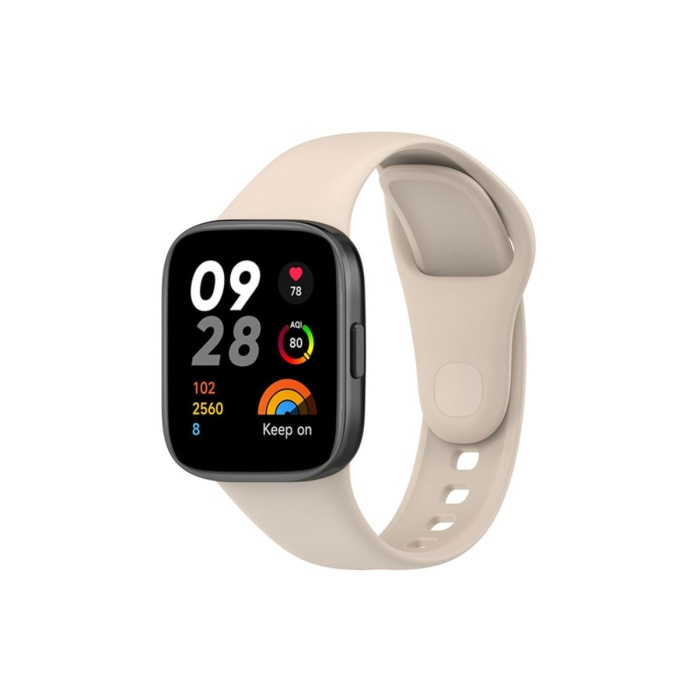 Newface Xiaomi Redmi Watch 3 Klasik Kordon - Bej