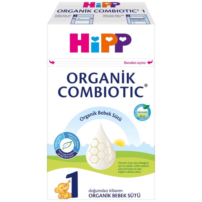 1 Organik Combiotic Bebek Sütü 600 Gr