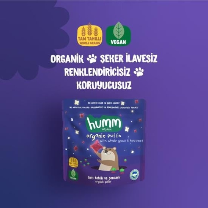 Organik Pancarlı ve Tam Tahıllı Puflar 30 Gr