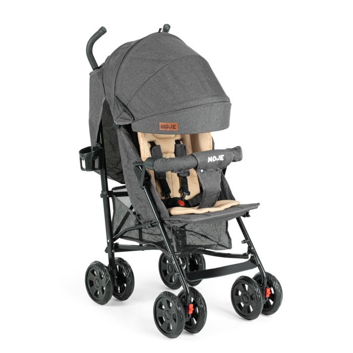 Strong Baston Bebek Arabası Antrasit Siyah