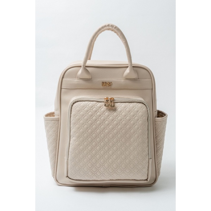 Mia Anne Bebek Bakım Sırt Çantası 7350 Krem