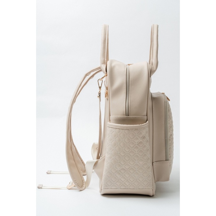 Mia Anne Bebek Bakım Sırt Çantası 7350 Krem