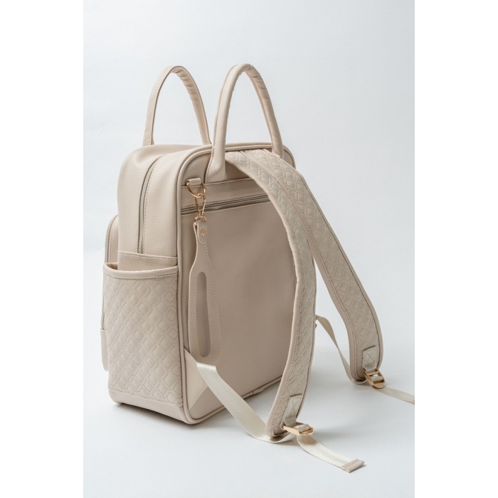 Mia Anne Bebek Bakım Sırt Çantası 7350 Krem