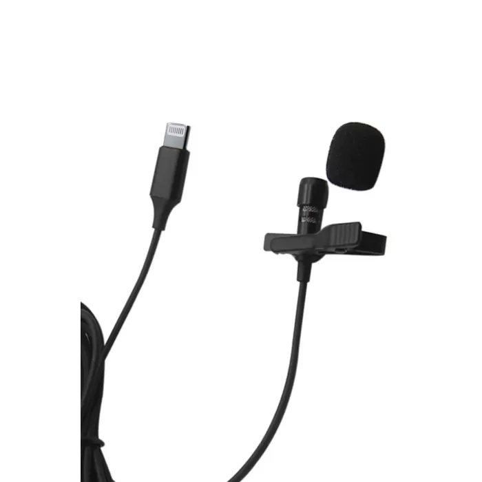 Newface Lightning 2 Metre Double Mikrofon - Siyah