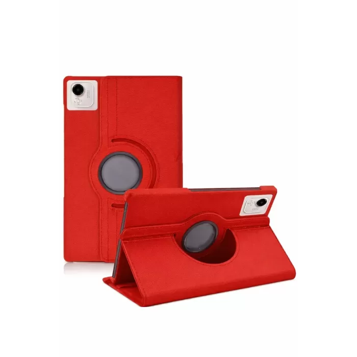 Newface Huawei Honor Pad X9A 360 Tablet Deri Kılıf - Kırmızı
