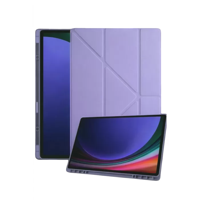 Newface Samsung Galaxy Tab A11 Plus Kalemlikli Mars Tablet Kılıfı - Lila