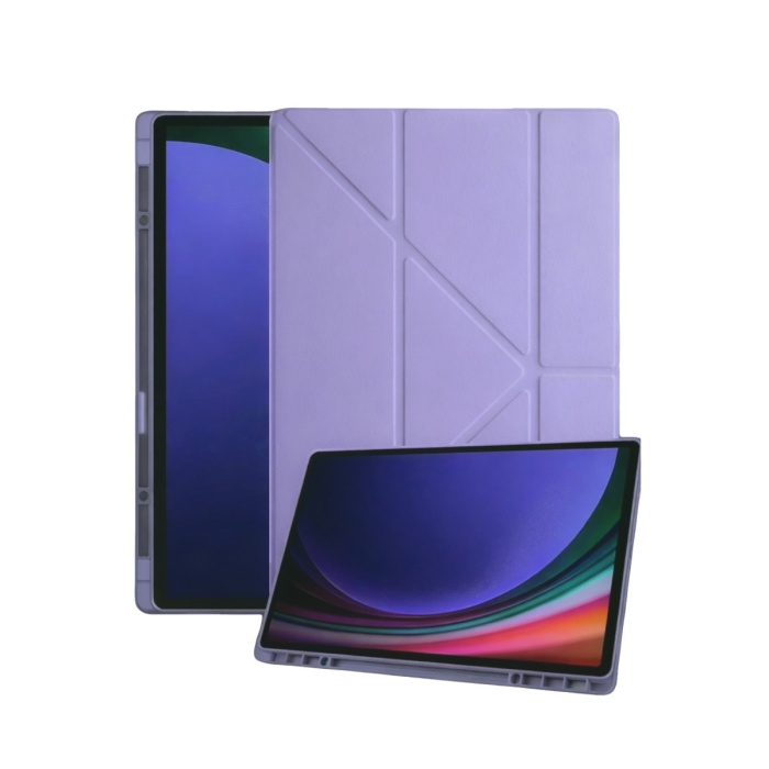 Newface Samsung Galaxy Tab A11 Plus Kalemlikli Mars Tablet Kılıfı - Lila