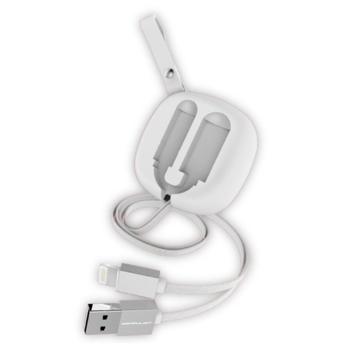 Konfulon S80 Lightning Kablo iphone Uyumlu 20cm-1M 2A - Beyaz
