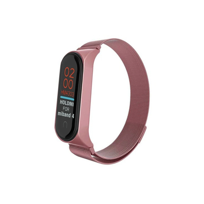 BFS  Xiaomi Mi Band 4 Metal Mıknatıslı Kordon - Rose