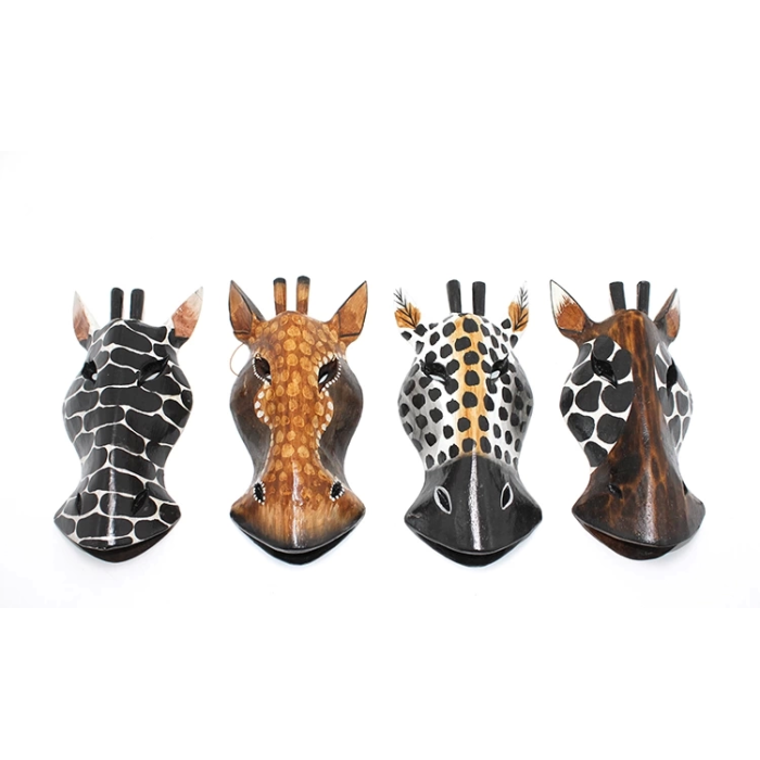 Ahşap Dua Asmalı 20 Cm Zebra Maske 3galıleo-4