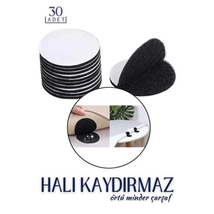 BFS Halı Kaydırmaz Cırt Pedler 30 ADET