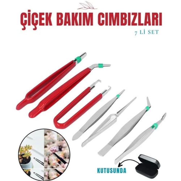BFS Çiçek Bakım Kutulu Cımbız Seti