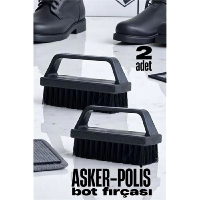 BFS Sert Kıllı Asker-Polis Bot Fırçası - Leke Çıkarıcı Elbise Fırçası 2 ADET