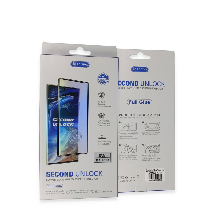 BFS  Samsung Galaxy S23 Ultra Durable Full Glue Curved Cam