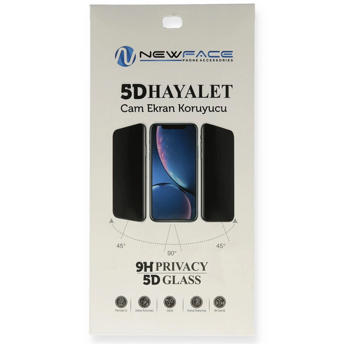 BFS  Xiaomi Redmi 9T 5D Hayalet Cam Ekran Koruyucu