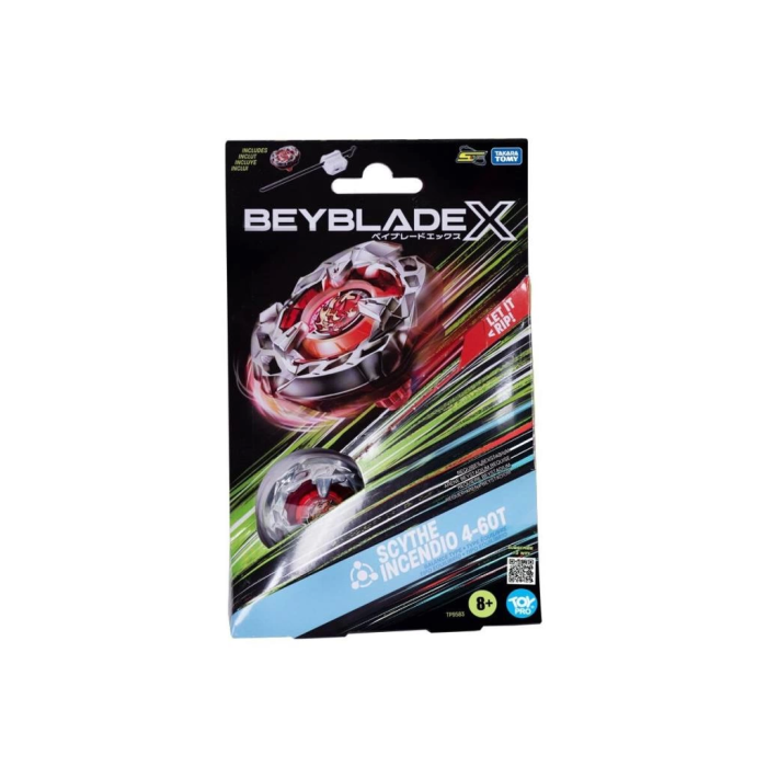 BFS  BEY05000 Beyblade 1li Set Scythe Incendio 4-60T