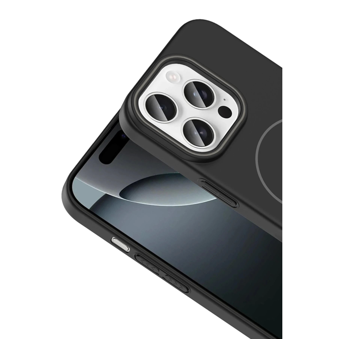 BFS  iPhone 15 Plus Broş Magsafe Kapak - Pembe