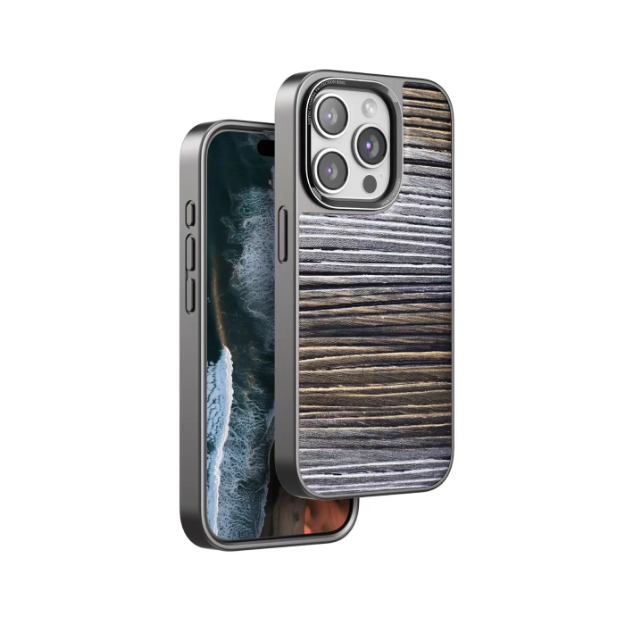 BFS  iPhone 15 Pro Max Wave Kapak - Sarı