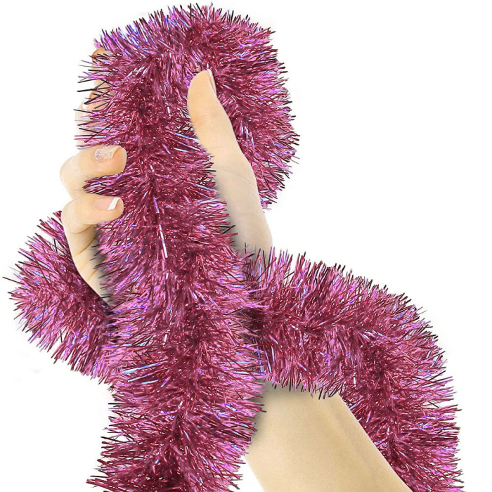BFS   Parti İçin Sim Süs 2 Metre Uzunluk 6 cm Genişlik Pembe Renk İthal