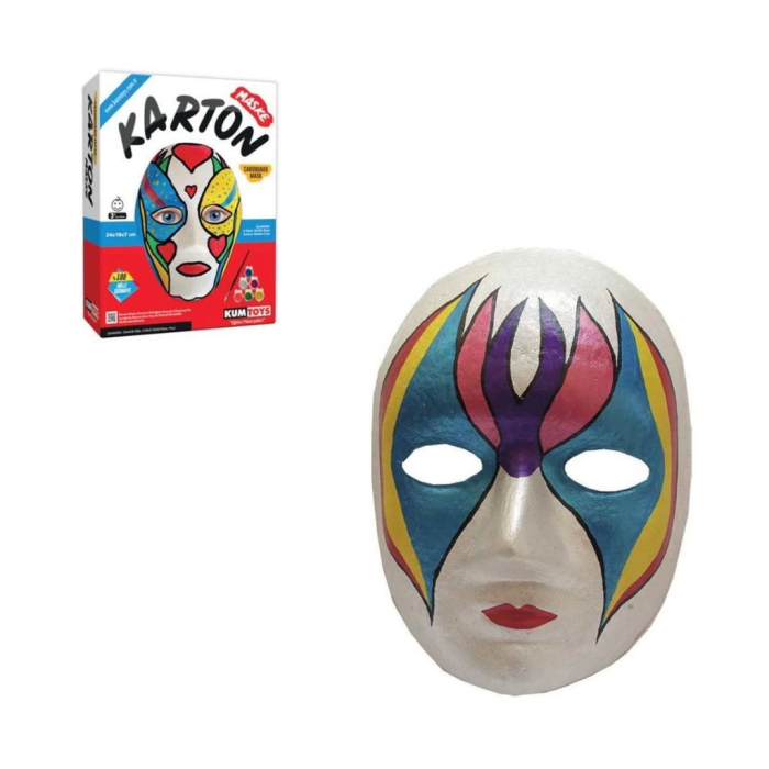 BFS   KM5308 Karton Maske Boyama Seti -Kumtoys
