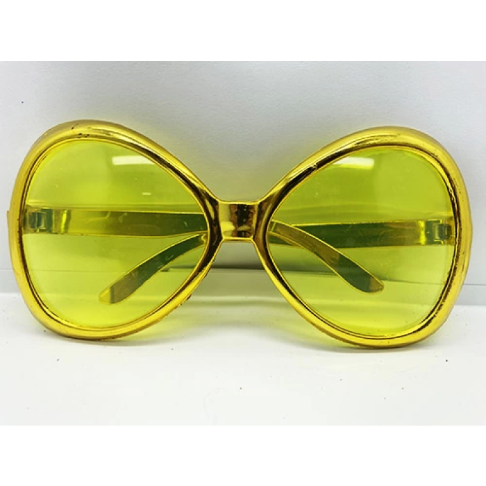 BFS   Yeşilçam Temalı Parti Gözlüğü Gold Renk 7x16 cm