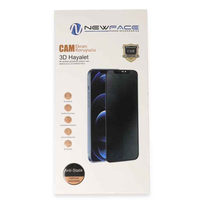 BFS  Oppo Reno 11F 3D Antistatik Hayalet Cam Ekran Koruyucu