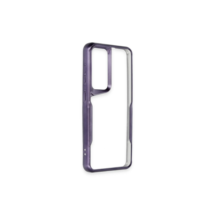 BFS  Samsung Galaxy A34 5G Kılıf Boyi Silikon Kapak - Derin Mor