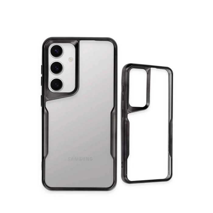 BFS  Samsung Galaxy S24 Kılıf Boyi Silikon Kapak - Titan Gri