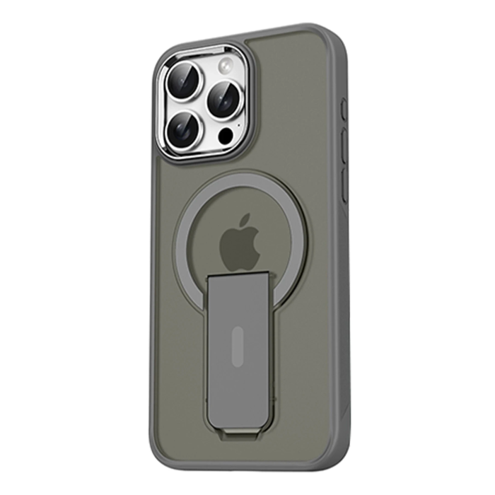 BFS  iPhone 14 Pro Tork Magsafe Standlı Kapak - Titan Gri