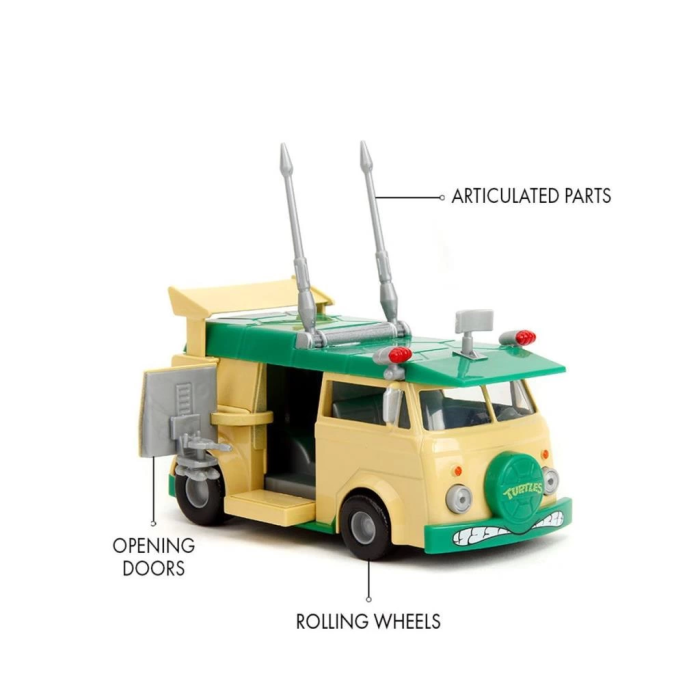 BFS   253282000 Jada Turtles Party Wagon 1:32