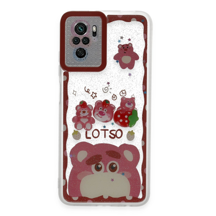 BFS  Xiaomi Redmi Note 10 Kılıf Sweet Desenli Silikon Kapak - Pembe