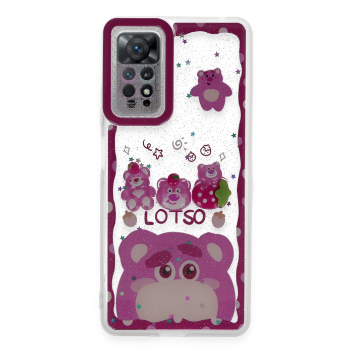 BFS  Xiaomi Redmi Note 11 Kılıf Sweet Desenli Silikon Kapak - Pembe