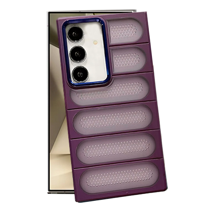 BFS  Samsung Galaxy S24 Kılıf Airmax Silikon Kapak - Derin Mor