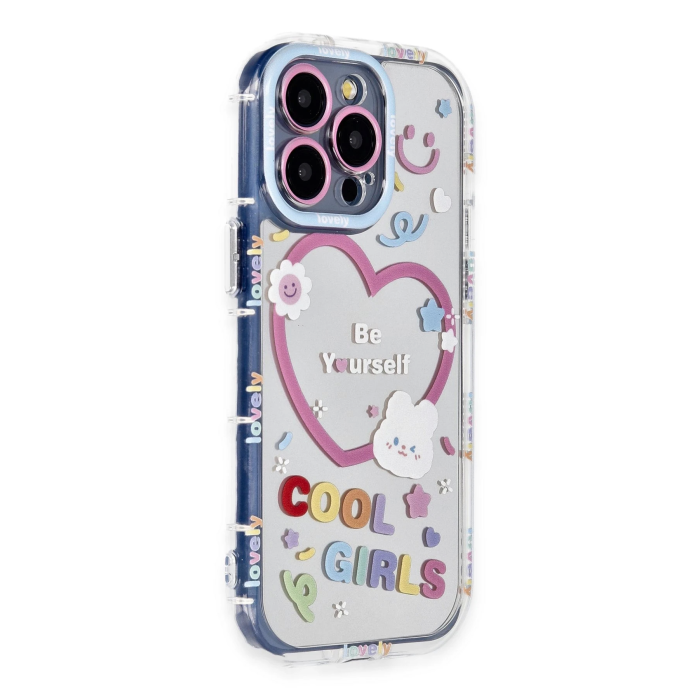 BFS  iPhone 14 Pro Kılıf Reflexion Desenli Kapak - Desen 1