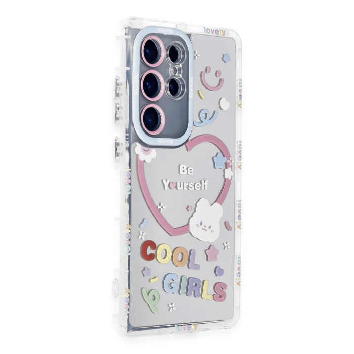 BFS  Samsung Galaxy S23 Ultra Kılıf Reflexion Desenli Kapak - Desen 1