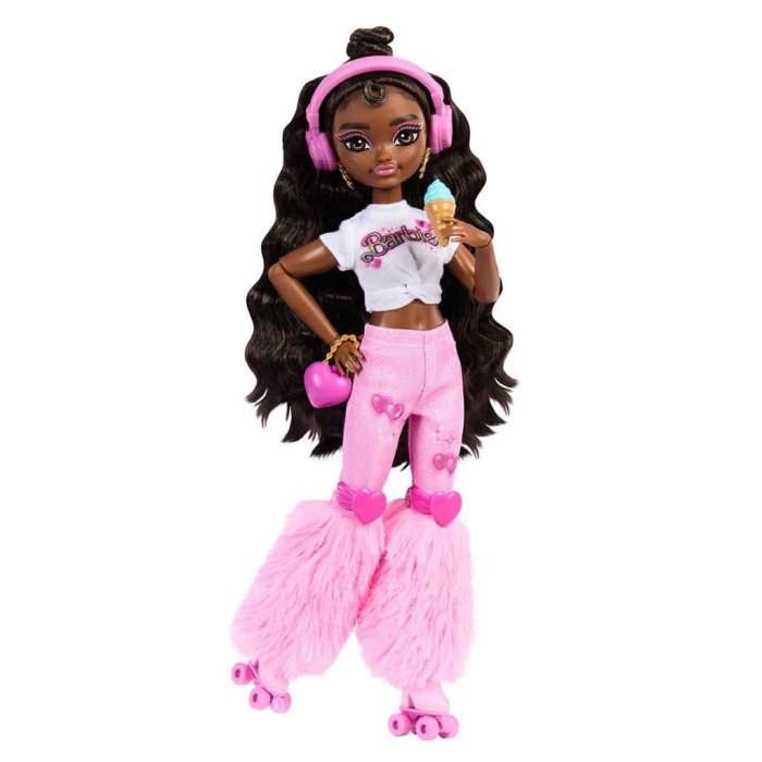 BFS   JFX97 Brooklyn-Barbie Dream Besties Paten Partisi Brooklyn Bebek ve Aksesuarları