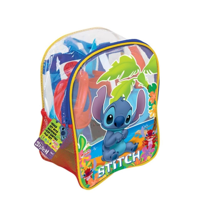 BFS   04063 Stitch Resimli Sırt Çantası Plaj Seti