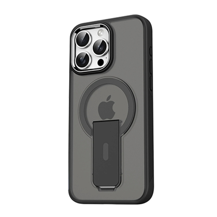 BFS  iPhone 16 Pro Tork Magsafe Standlı Kapak - Siyah