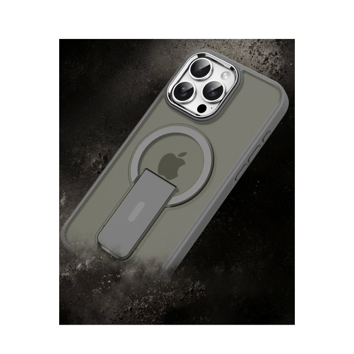 BFS  iPhone 16 Pro Tork Magsafe Standlı Kapak - Siyah
