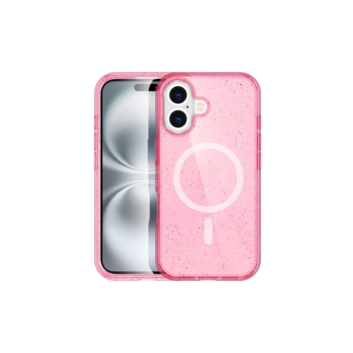 BFS  iPhone 16 Kılıf Glow Magsafe Kapak - Pembe