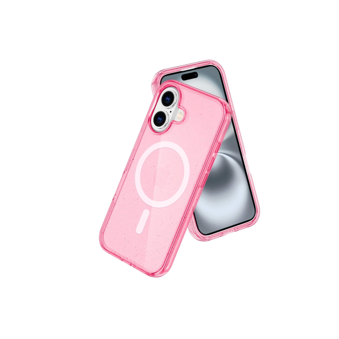BFS  iPhone 16 Kılıf Glow Magsafe Kapak - Pembe