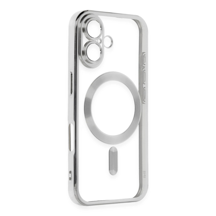 BFS  iPhone 16 Plus Kılıf Kross Magneticsafe Kapak - Gümüş
