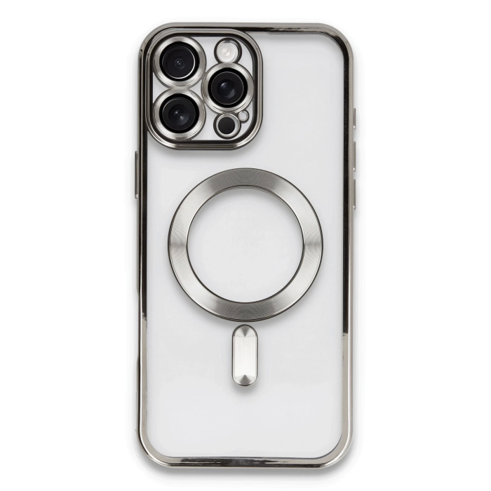BFS  iPhone 16 Pro Kılıf Kross Magneticsafe Kapak - Titan Gri