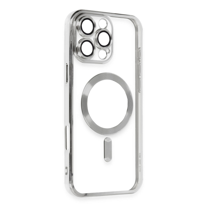 BFS  iPhone 16 Pro Max Kılıf Kross Magneticsafe Kapak - Gümüş